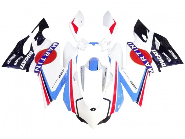 Carenados Moto Ducati 1199 2011-2014 - Blanco Rojo Azul Negro Brillante Martini