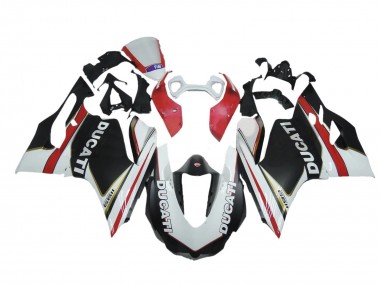 Carenados Moto Ducati Panigale 1199 2011-2014 - Blanco Rojo Negro