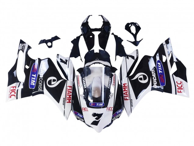 Carenados Moto Ducati Panigale 899/1199 2011-2014 - Blanco Negro Azul Fiamm Ficc 7