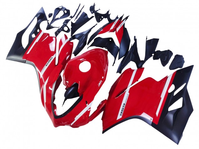 Carenados Moto Ducati 959 2015-2020 - Rojo Negro Mate