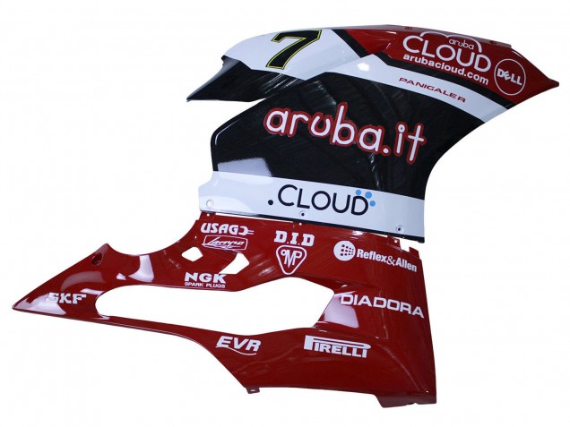 Carenados Moto Ducati 959/1299 2015-2020 - Blanco Rojo Negro Aruba 7