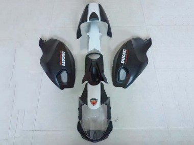 Carenados Moto Ducati Monster 696 796 1100 1100S 2008-2012 - Blanco Negro Mate