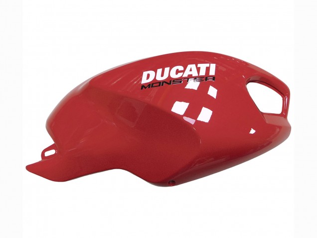 Carenados Moto Ducati Monster 696 796 1100 1100S 2008-2012 - Rojo Blanco
