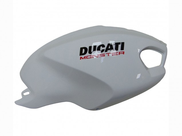 Carenados Moto Ducati Monster 696 796 1100 1100S 2008-2012 - Blanco Rojo Negro Brillante