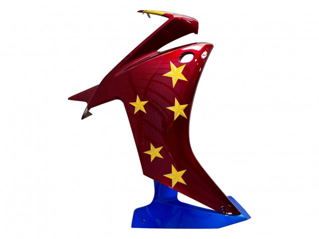 Carenados Moto Honda CBR500R 2013-2015 - Rojo Azul Amarillo Estrella