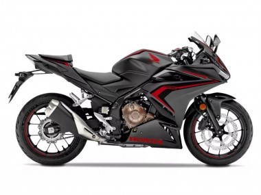 Carenados Moto Honda CBR500R 2022-2023 - Negro Mate Rojo