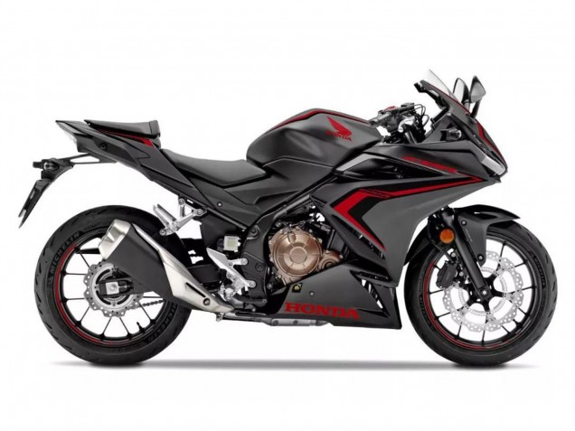 Carenados Moto Honda CBR500R 2022-2023 - Negro Mate Rojo