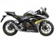 Carenados Moto Honda CBR500R 2022-2023 - Plata Amarillo Negro Brillante