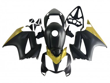 Carenados Moto Honda VFR 800 2002-2013 - Amarillo Negro Mate