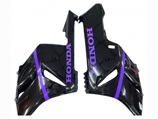 Carenados Moto Honda CBR1000RR 2004-2005 - Negro Brillante Púrpura Raya