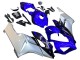 Carenados Moto Honda CBR1000RR 2004-2005 - Plata Azul Negro Brillante