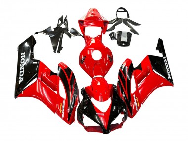 Carenados Moto Honda CBR1000RR 2004-2005 - Rojo Negro Brillante Carrera