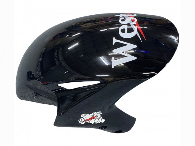 Carenados Moto Honda CBR1000RR 2004-2005 - Negro Brillante Blanco West