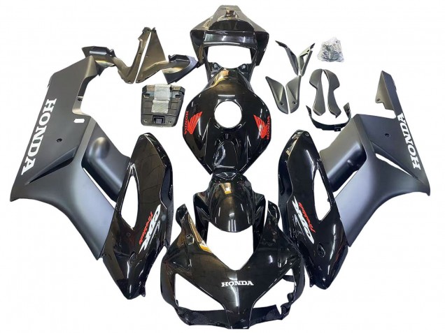 Carenados Moto Honda CBR1000RR 2004-2005 - Negro Brillante Gris Mate Rojo Fireblade