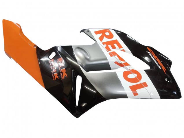 Carenados Moto Honda CBR1000RR 2004-2005 - Naranja Plata Negro Brillante Repsol