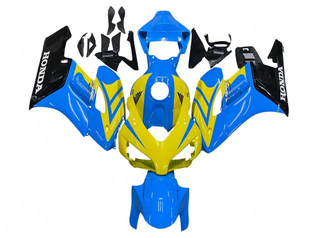Carenados Moto Honda CBR1000RR 2004-2005 - Azul Amarillo Negro Brillante