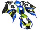 Carenados Moto Honda CBR1000RR 2006-2007 - Azul Fluorescent Verde Negro Brillante Tiburón 46