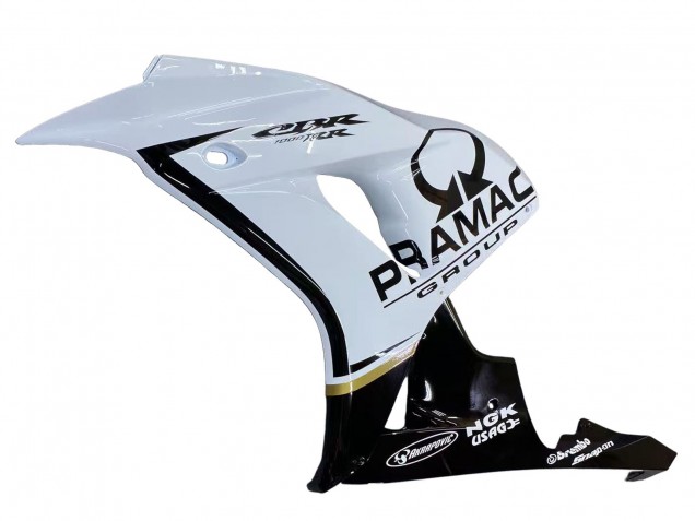 Carenados Moto Honda CBR1000RR 2006-2007 - Blanco Negro Brillante Pramac