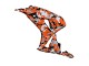 Carenados Moto Honda CBR1000RR 2006-2007 - Negro Naranja Plata Camouflage