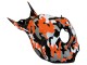 Carenados Moto Honda CBR1000RR 2006-2007 - Negro Naranja Plata Camouflage