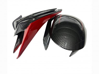 Carenados Moto Honda CBR1000RR 2008-2011 - Negro FibraCarbono Rojo
