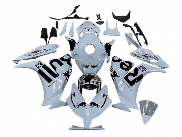 Carenados Moto Honda CBR1000RR 2012-2016 - Gris Claro Negro Brillante Rojo Bull