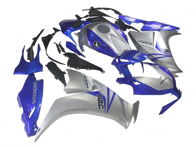 Carenados Moto Honda CBR1000RR 2012-2016 - Plata Azul HRC