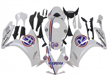 Carenados Moto Honda CBR1000RR 2012-2016 - Blanco Azul Rojo Repsol