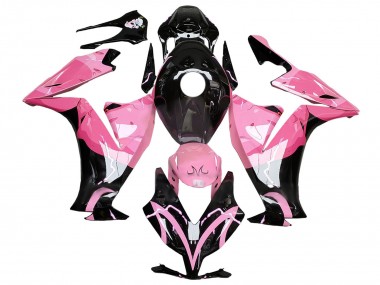 Carenados Moto Honda CBR1000RR 2012-2016 - Rosa Negro Brillante