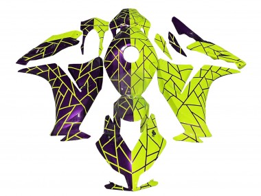 Carenados Moto Honda CBR1000RR 2012-2016 - Púrpura Amarillo