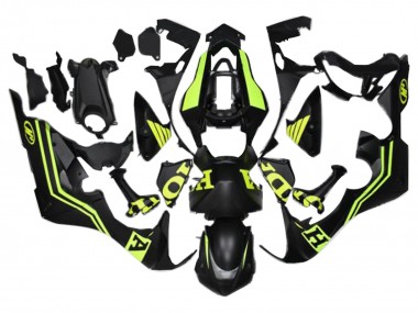 Carenados Moto Honda CBR1000RR 2017-2023 - Negro Mate Amarillo