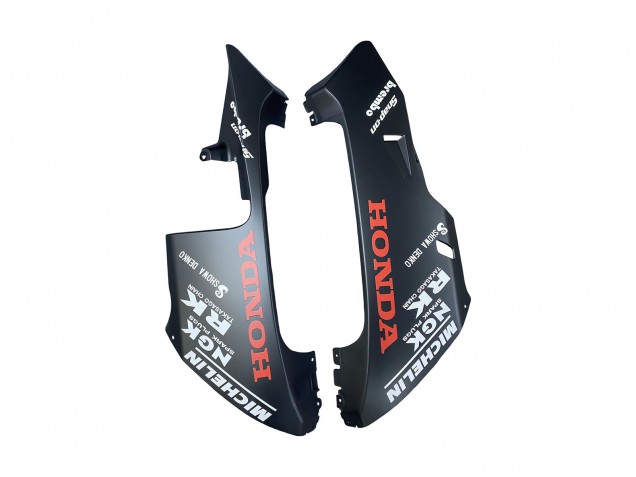 Carenados Moto Honda CBR600RR 2003-2004 - Negro Mate Naranja Repsol Rossi 46