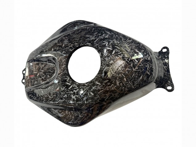 Carenados Moto Honda CBR600RR 2003-2004 - Púrpura Negro Falsificado FibraCarbono