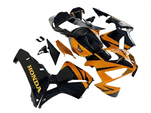 Kits Carenados Moto Honda CBR600RR 2003-2004 - Naranja Blanco Rojo Negro Brillante Repsol