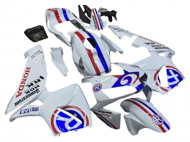 Carenados Moto Honda CBR600RR 2003-2004 - Blanco Rojo Azul