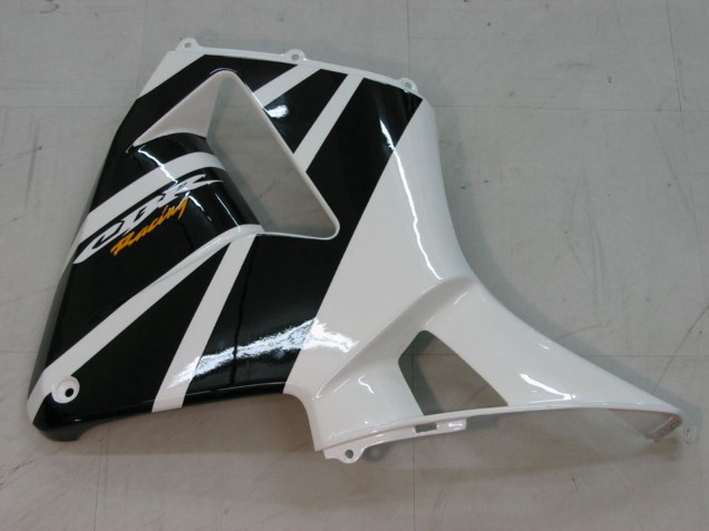 Carenados Moto Honda CBR600RR 2005-2006 - Negro Blanco Carrera