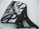 Carenados Moto Honda CBR600RR 2005-2006 - Negro Brillante Gris Llama