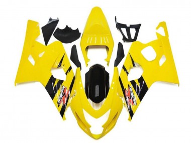 Carenados Moto Suzuki GSXR 600/750 2004-2005 - Amarillo Negro Brillante