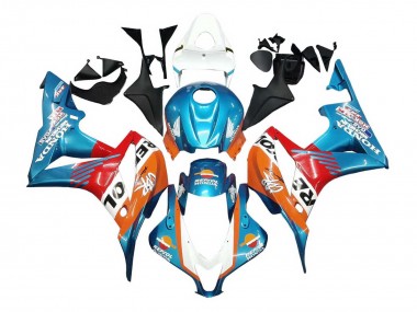 Carenados Moto Honda CBR600RR 2007-2008 - Naranja Blanco Rojo Azul Repsol