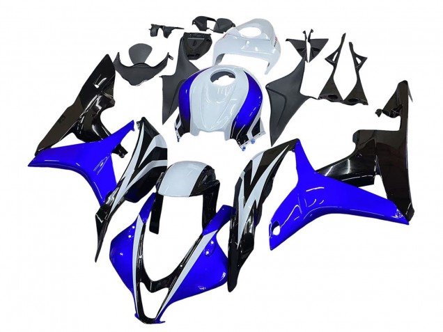 Carenado Moto Honda CBR600RR 2007-2008 - Blanco Azul Negro Brillante
