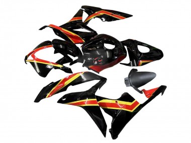 Carenados Moto Honda CBR600RR 2007-2008 - Rojo Oro Negro Brillante