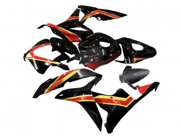Carenados Moto Honda CBR600RR 2007-2008 - Rojo Oro Negro Brillante