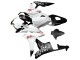 Carenados Moto Honda CBR600RR 2007-2008 - Blanco Negro Mate Rojo Repsol