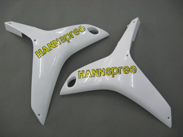 Carenados Moto Honda CBR600RR 2007-2008 - Blanco Verde Amarillo Negro Brillante Hannspree