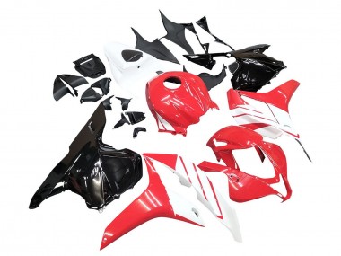 Kits Carenado Moto Honda CBR600RR 2009-2012 - Blanco Rojo Negro Brillante
