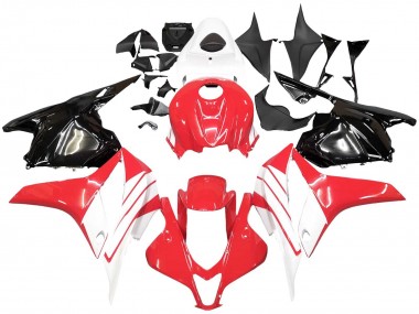 Kits Carenado Moto Honda CBR600RR 2009-2012 - Blanco Rojo Negro Brillante