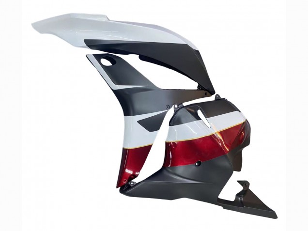 Carenados Moto Honda CBR600RR 2009-2012 - Blanco Rojo Negro Mate