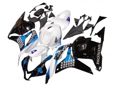 Kit Carenados Moto Honda CBR600RR 2009-2012 - Blanco Azul Negro Brillante