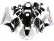Kits Carenado Moto Honda CBR600RR 2013-2023 - Blanco Negro Brillante