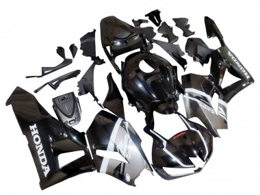 Carenados Moto Honda CBR600RR 2013-2023 - Plata Negro Brillante